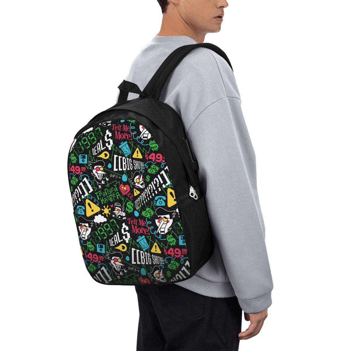 Women Bags Laptop - Deltarune SPAMTON G Backpack Travel Notebook
