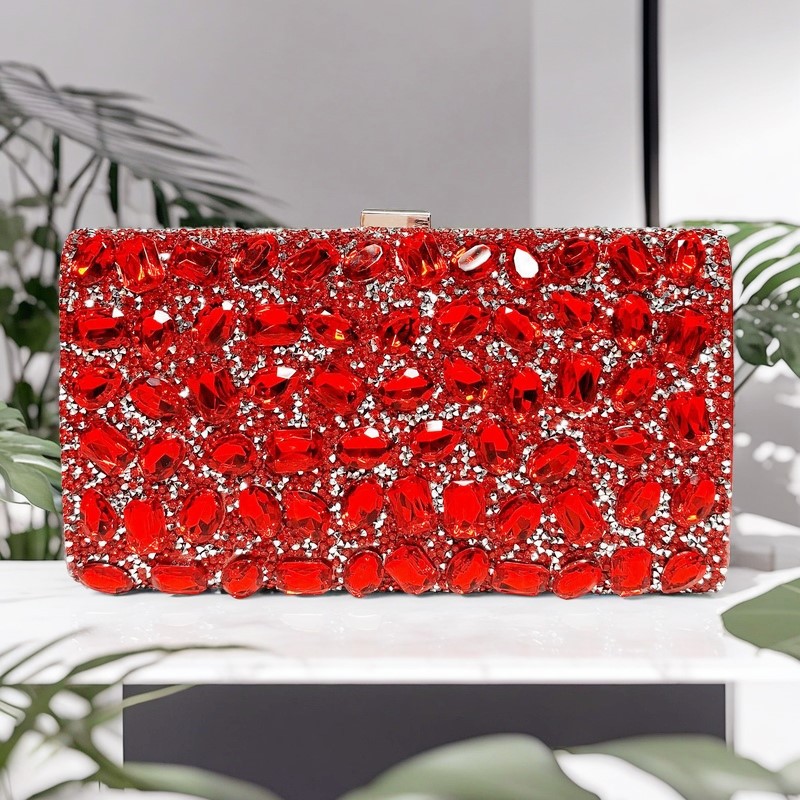 Women'S Evening Bags - Gold Metal Handle Fashion Women's Handbag