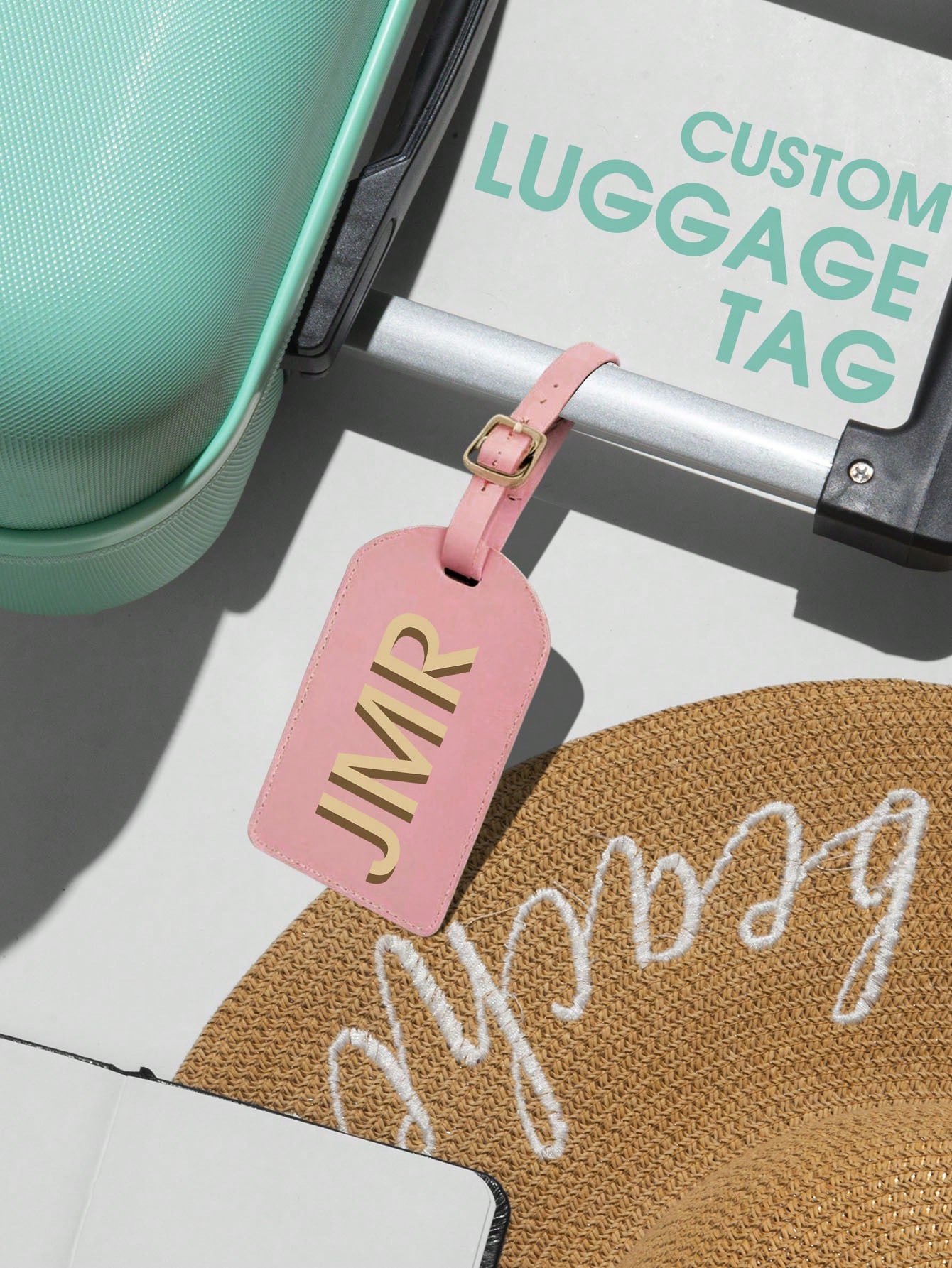 Personalized Initial Luggage T - Women Bags For Party 评论和价格
