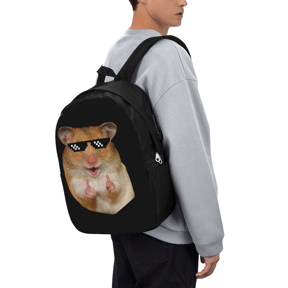 Funny Hamster Backpack Travel  - Women Bags Laptop 评论和价格