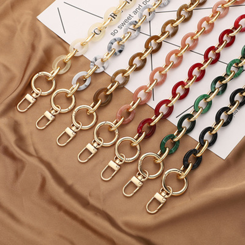 Chunky Acrylic Purse Chain Str - Tortoiseshell Bag Acrylic 评论和价格