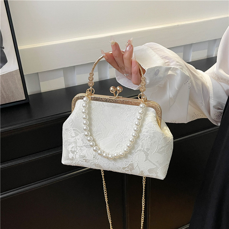 Vintage Classic Lace Bag pearl - Women'S Evening Bags 评论和价格
