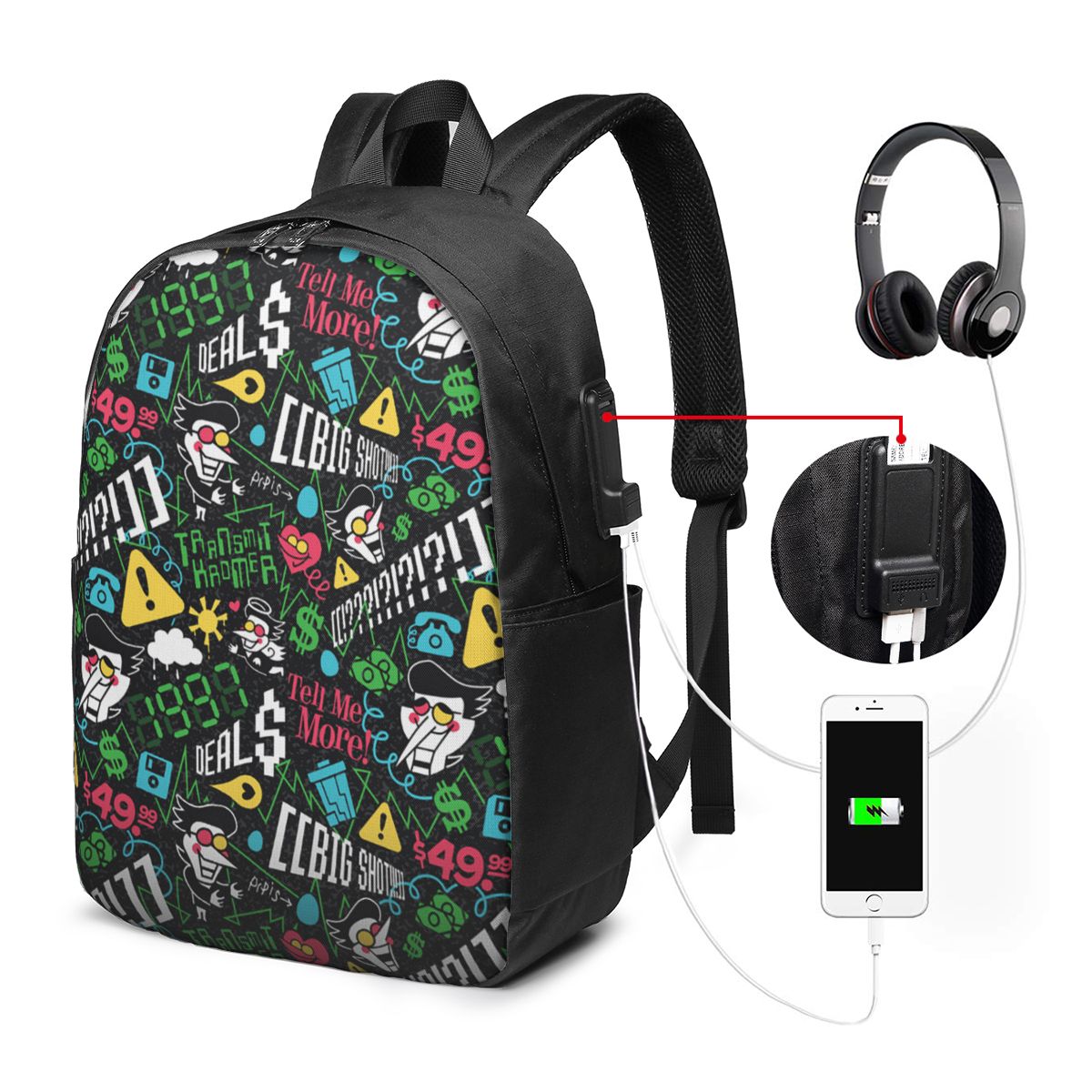 Deltarune SPAMTON G Backpack T - Women Bags Laptop 评论和价格
