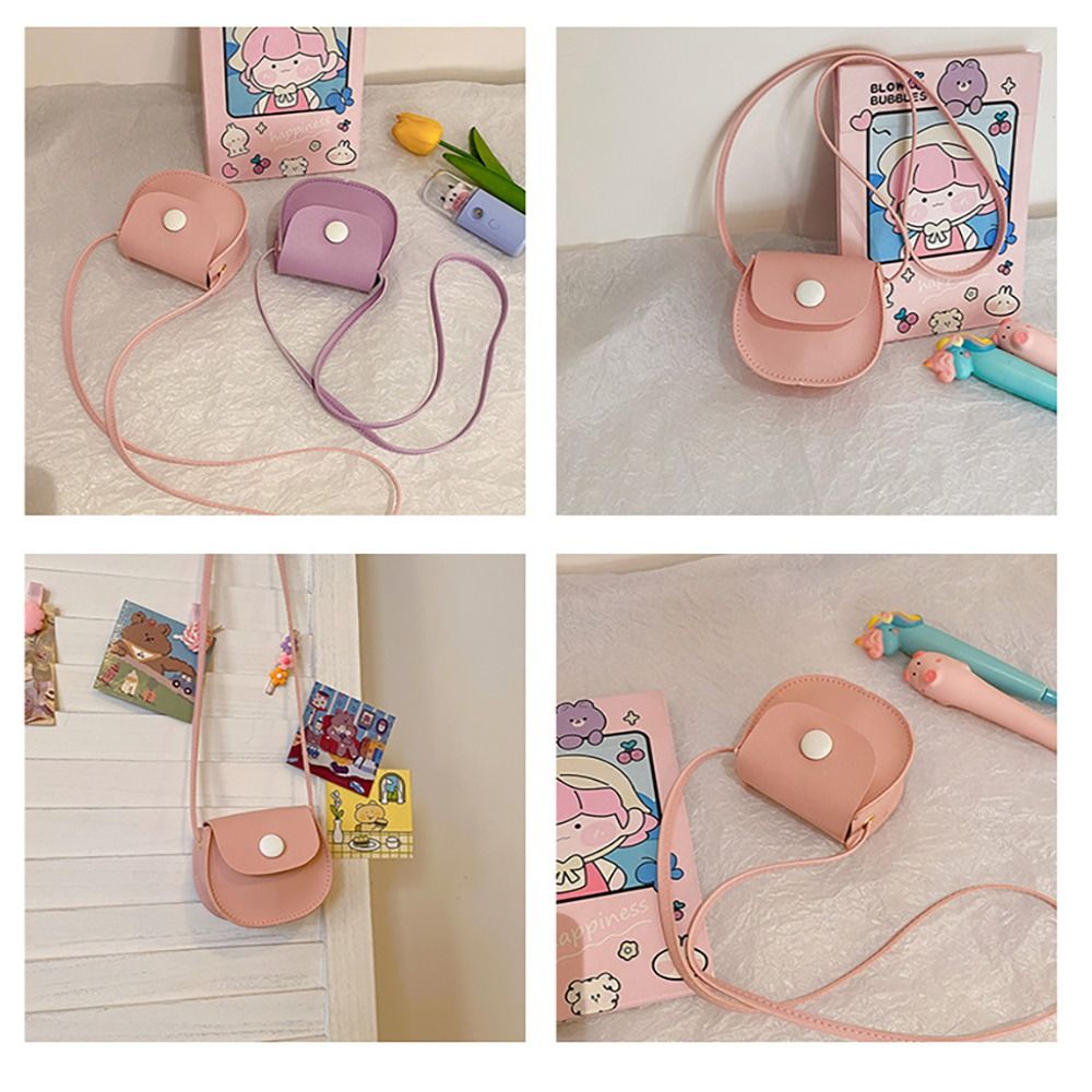 Child Girls Cross Body Bag PU  - Mini Purse Chain 评论和价格