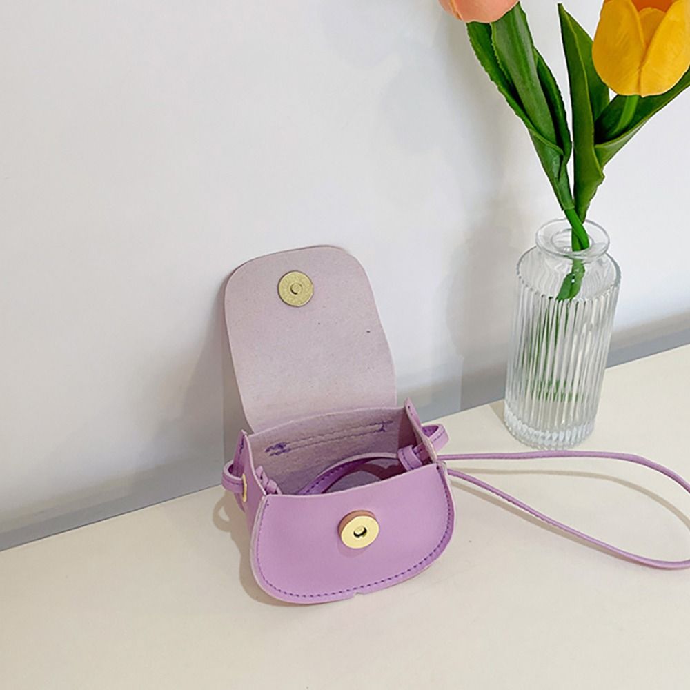 Child Girls Cross Body Bag PU  - Mini Purse Chain 评论和价格