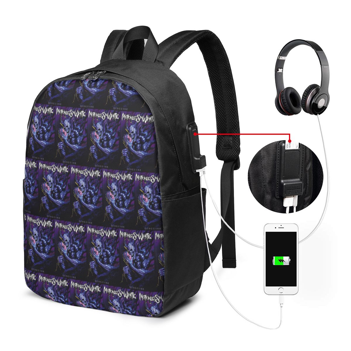 Motionless In White Backpack T - Women Bags Laptop 评论和价格