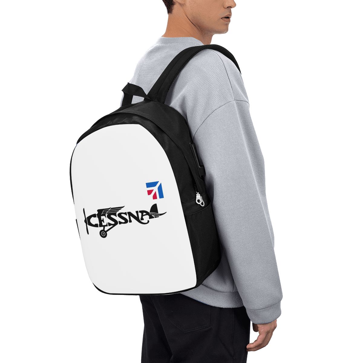 Cessna Logo Backpack Travel No - Women Bags Laptop 评论和价格