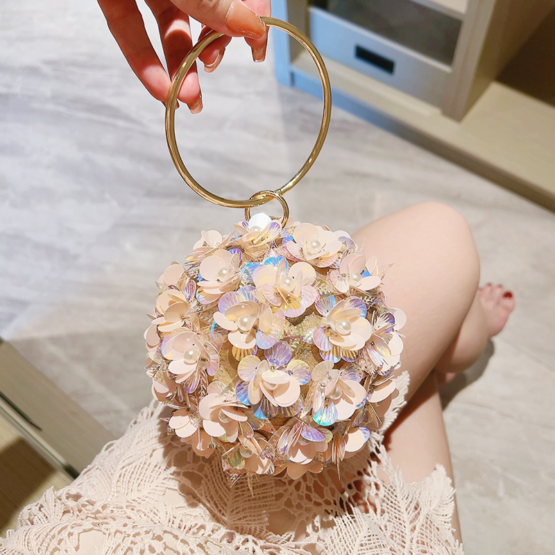 Mini Sequin Flower Evening Bag - Women'S Evening Bags 评论和价格
