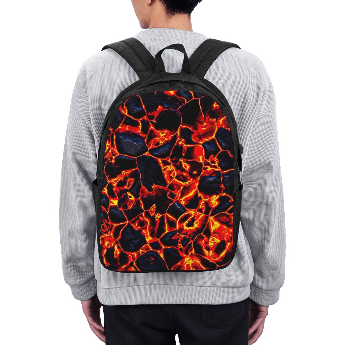 Magma Volcano Lava Fire Backpa - Women Bags Laptop 评论和价格