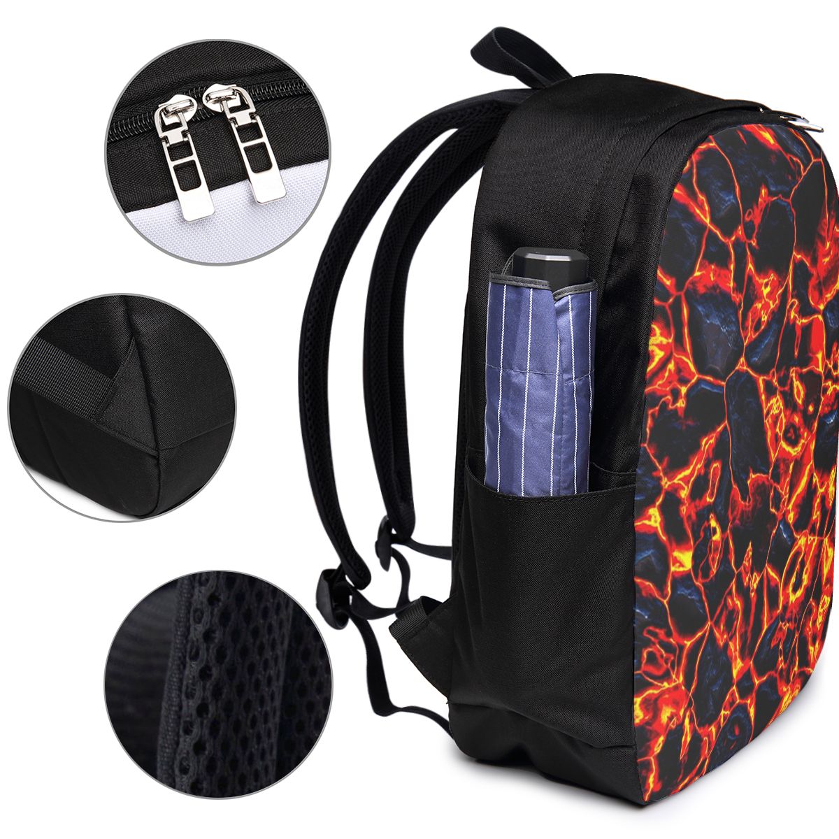 Magma Volcano Lava Fire Backpa - Women Bags Laptop 评论和价格