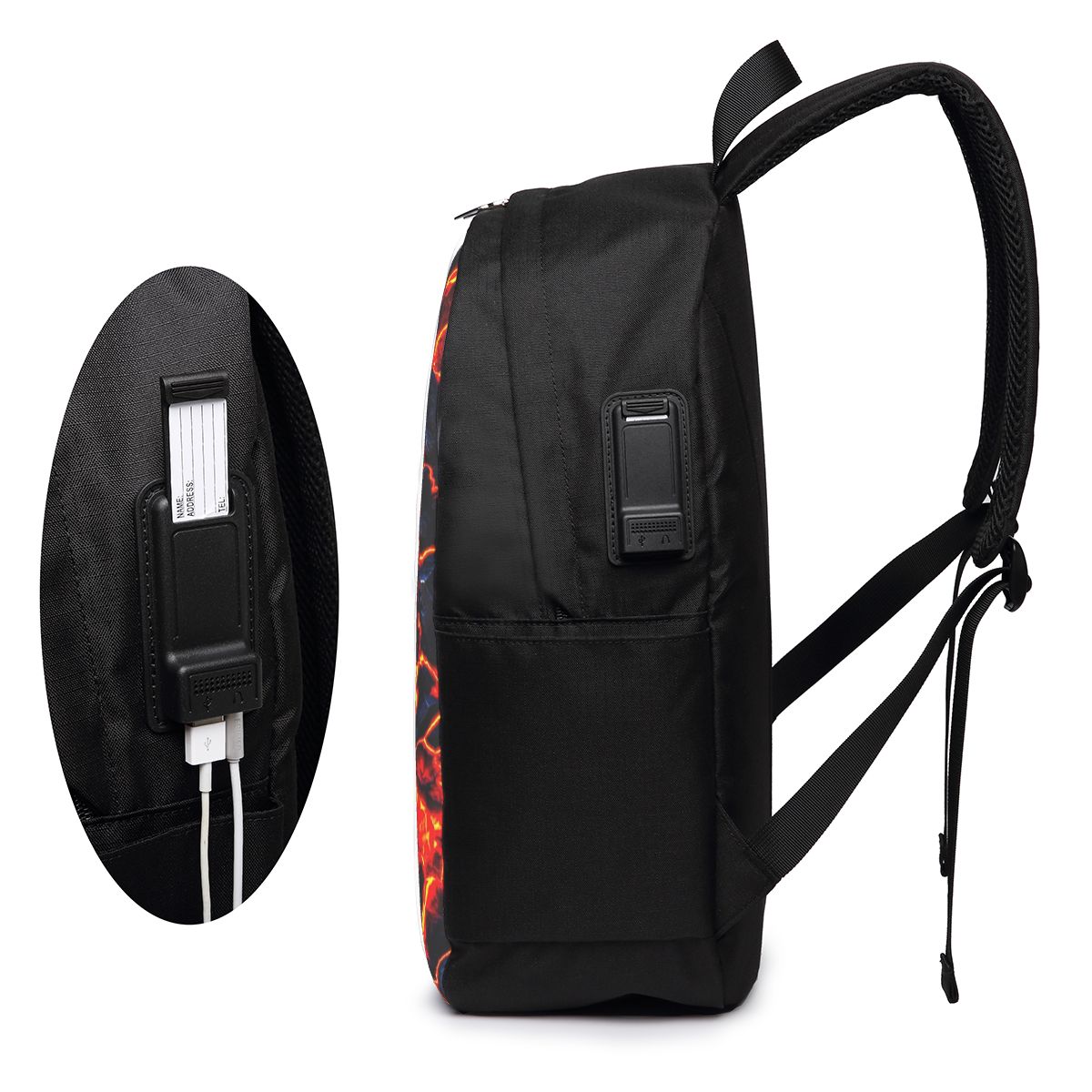 Magma Volcano Lava Fire Backpa - Women Bags Laptop 评论和价格