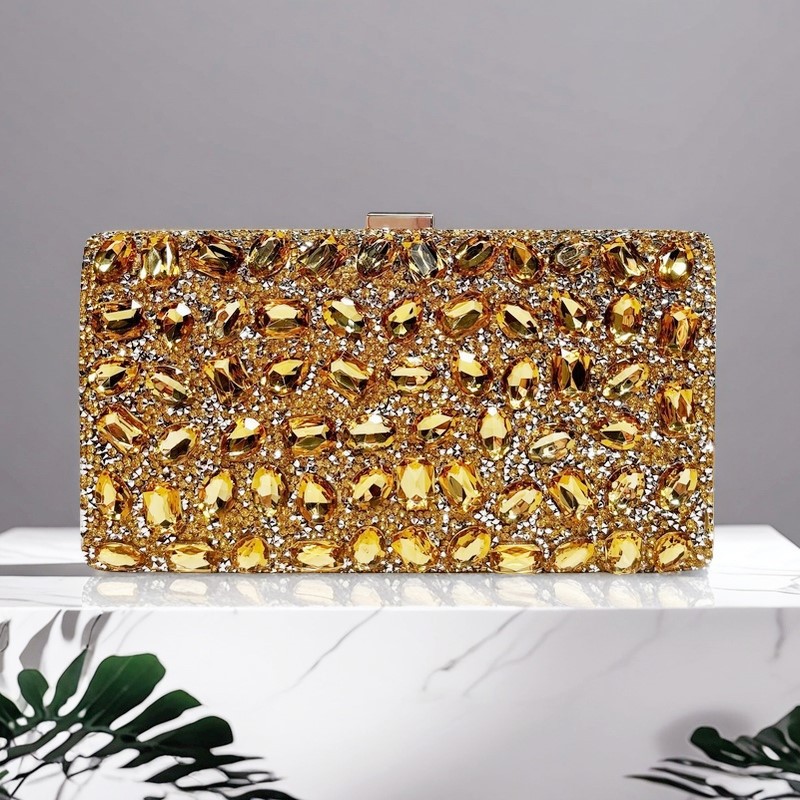 Gold Metal Handle Fashion Wome - Women'S Evening Bags 评论和价格