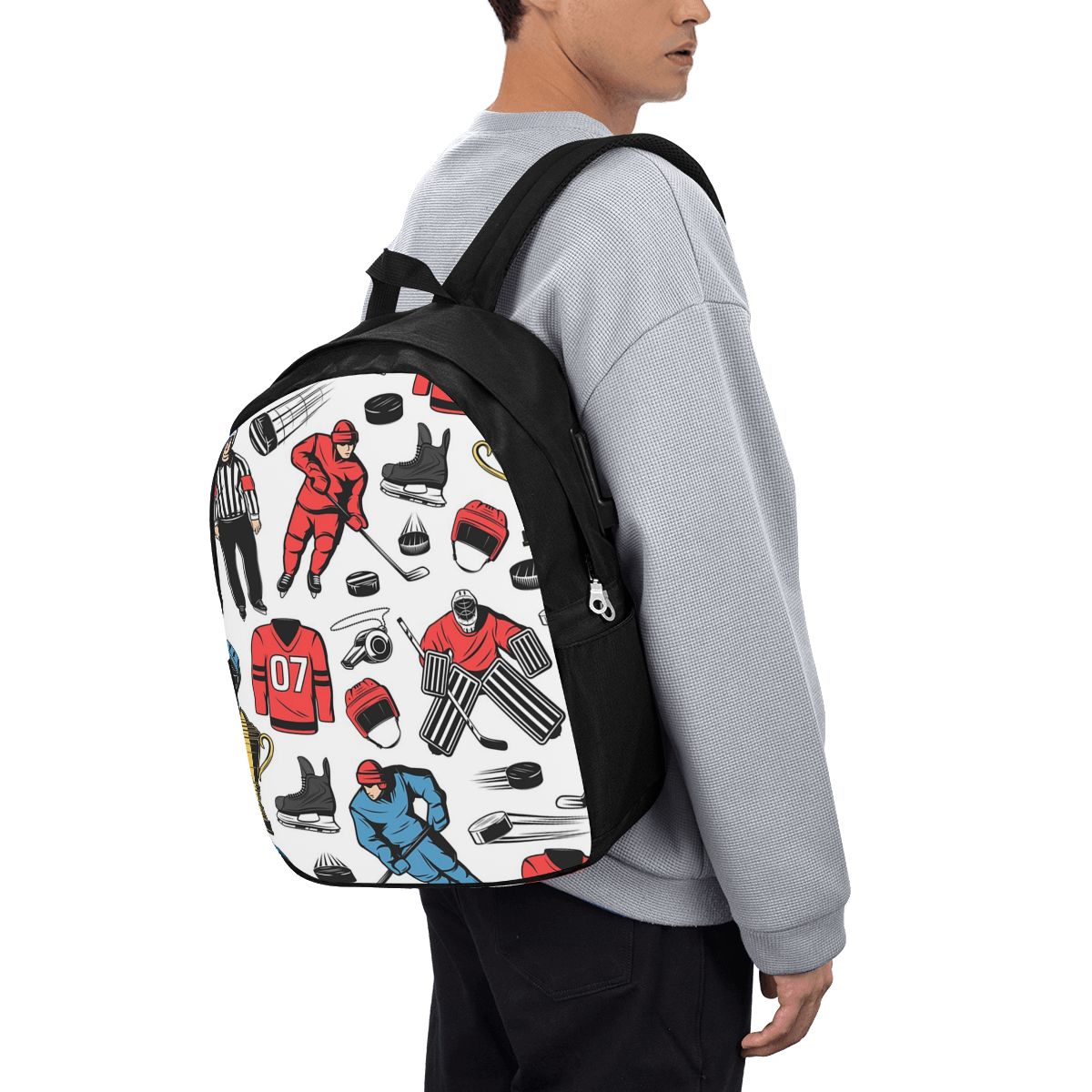 Ice Hockey Players On Rink Bac - Women Bags Laptop 评论和价格