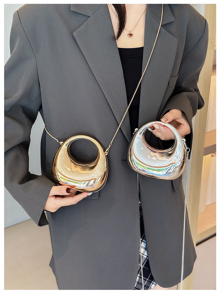 Mini Golden Evening Bag Purses - Mini Purse Chain 评论和价格