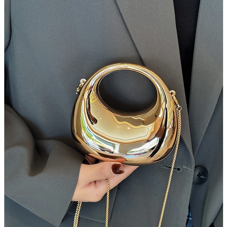 Mini Golden Evening Bag Purses - Mini Purse Chain 评论和价格