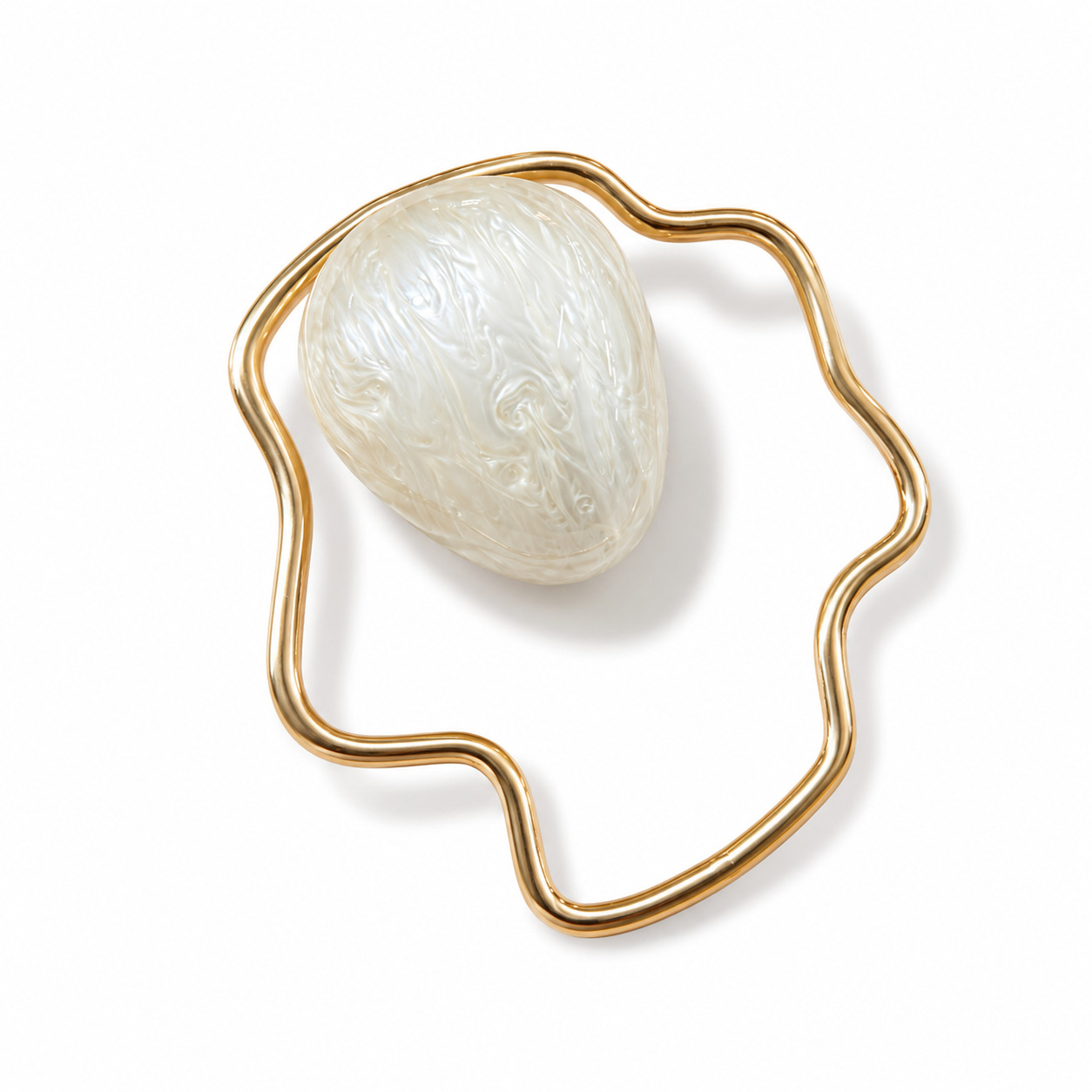 Women mini Acrylic Egg Bag Cut - Women'S Evening Bags 评论和价格