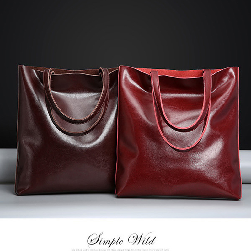 Cow Leather Bag Ladies Genuine - Women Hand Bags For Office 评论和价格