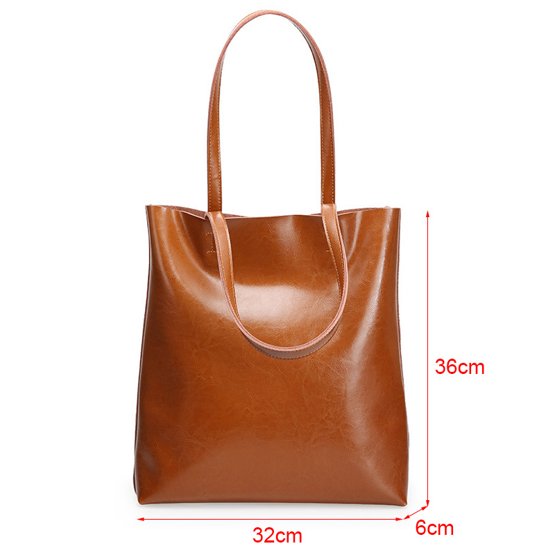 Cow Leather Bag Ladies Genuine - Women Hand Bags For Office 评论和价格