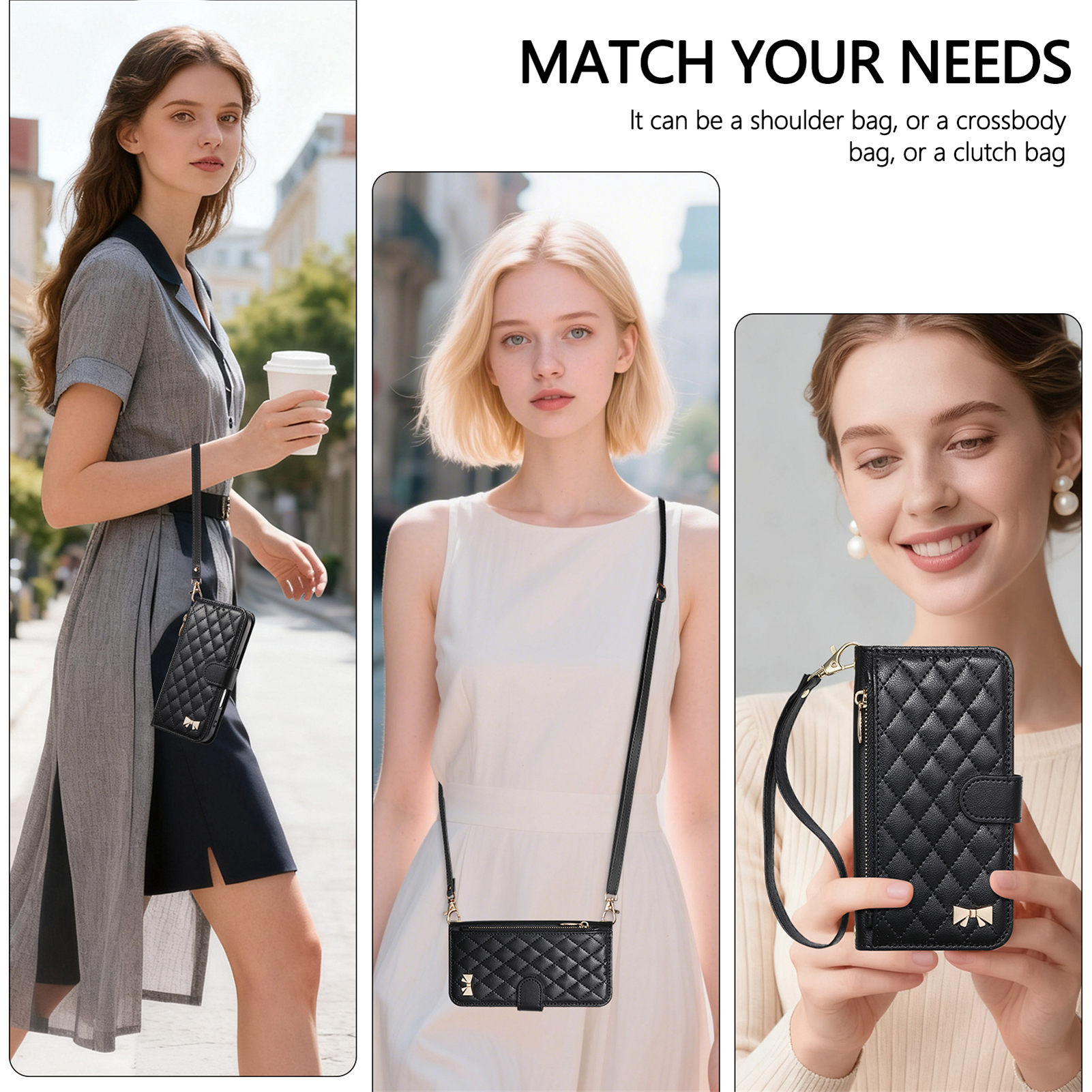 PU Leather Crossbody Flip Wall - Phone Bag Crossbody 评论和价格
