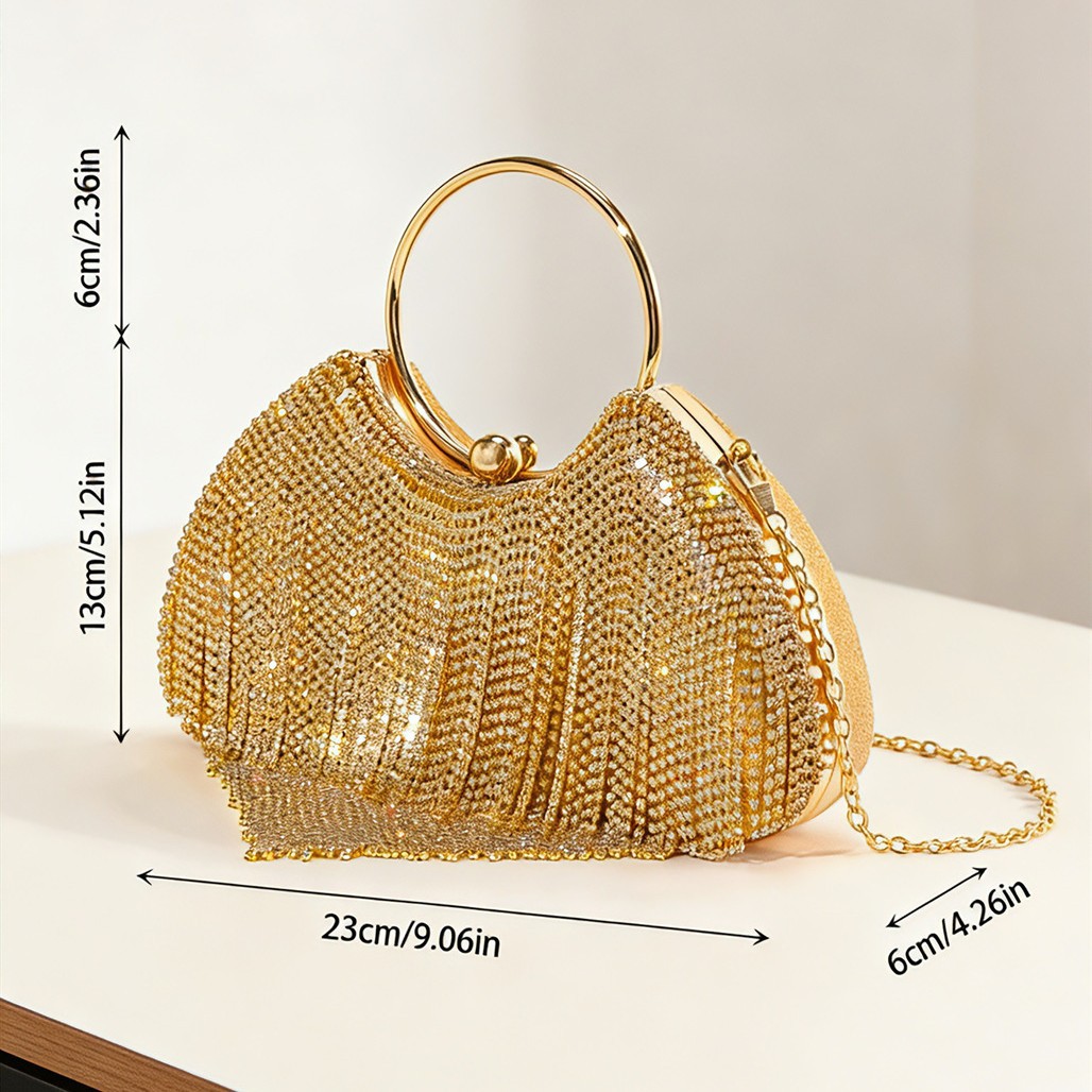 Luxury Glitter Women Clutch Ev - Women'S Evening Bags 评论和价格