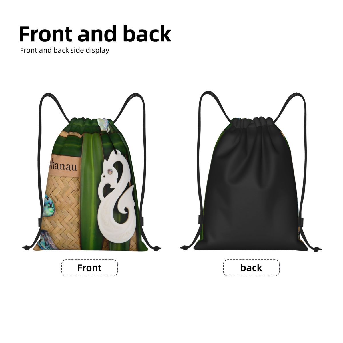 NZ Maoris Drawstring Bags Men  - Women Bags Nz 评论和价格