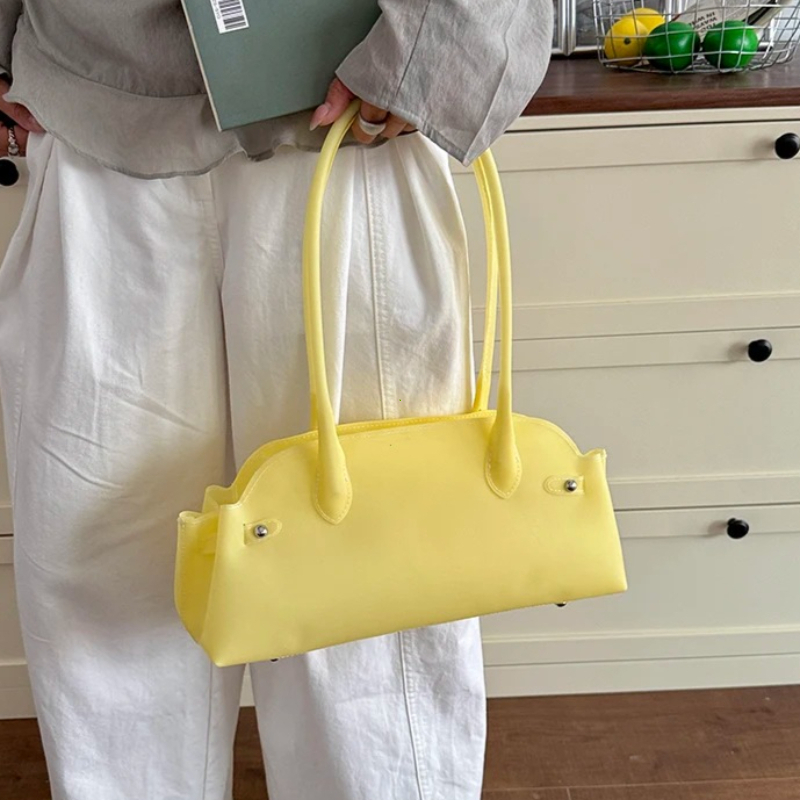 Women's PVC Solid Color Short  - Women Hand Bags For Office 评论和价格