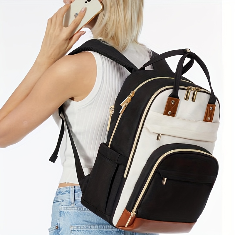 Women Two Tone Laptop Backpack - Women Bags Laptop 评论和价格