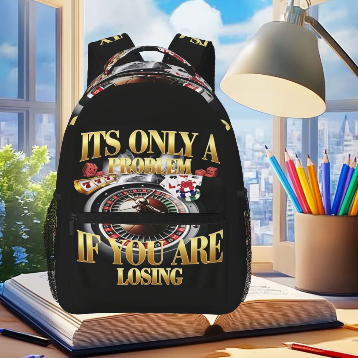 Winners Never Quit Funny Gambl - Women Bags Winners 评论和价格