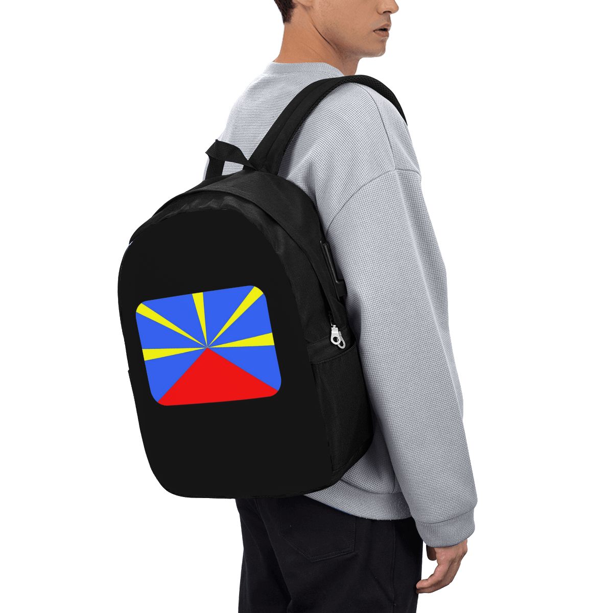 974 Reunion Island Flag Backpa - Women Bags Laptop 评论和价格