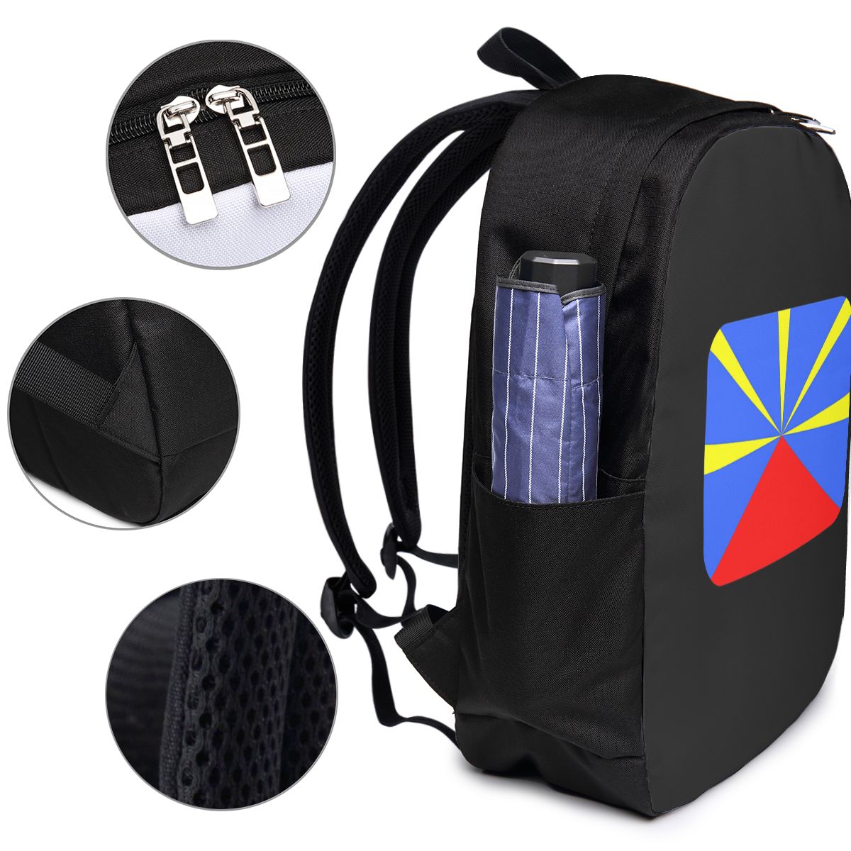 974 Reunion Island Flag Backpa - Women Bags Laptop 评论和价格
