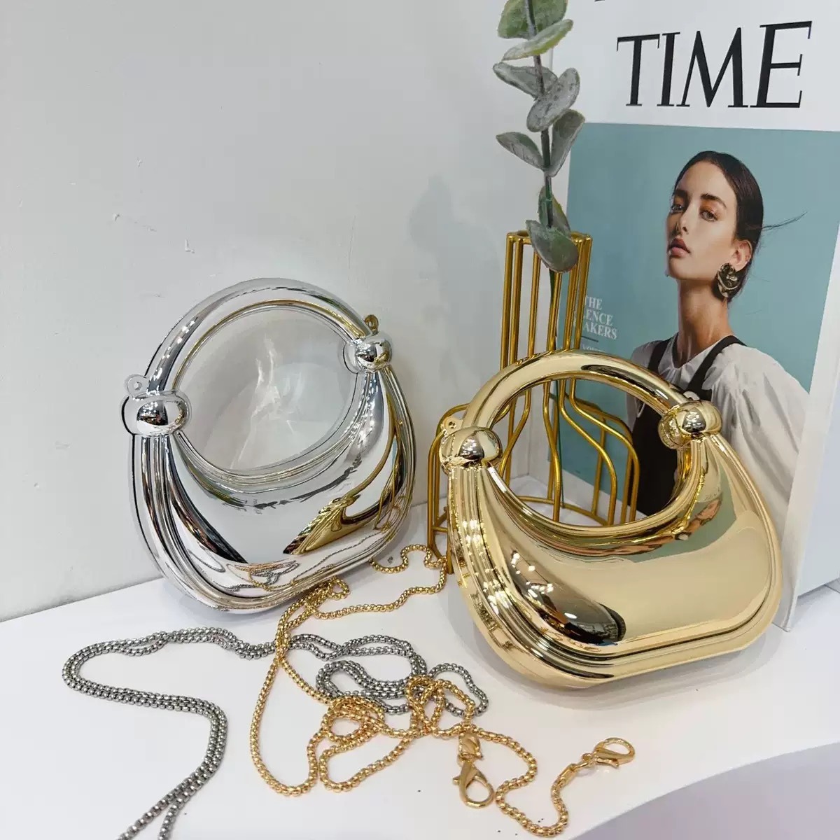 Mini Golden Evening Bag Purses - Women'S Evening Bags 评论和价格