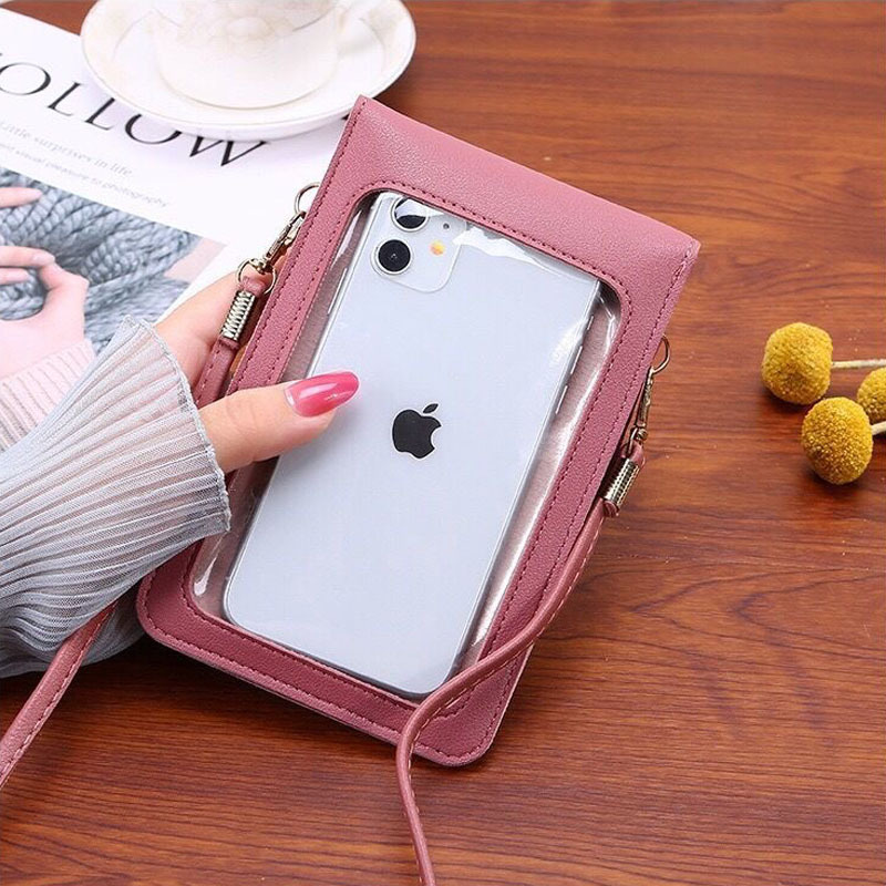 Cute Cartoon Pattern Touch-Scr - Phone Bag Crossbody 评论和价格