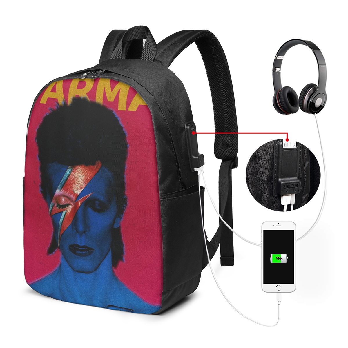 Davids Bowied Backpack Travel  - Women Bags Laptop 评论和价格