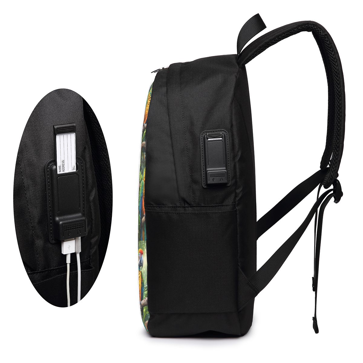 Cute Macaw Parrots Backpack Tr - Women Bags Laptop 评论和价格