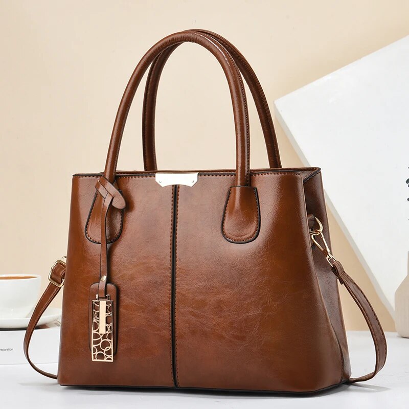 Retro Solid Color Handbags For - Women Hand Bags For Office 评论和价格