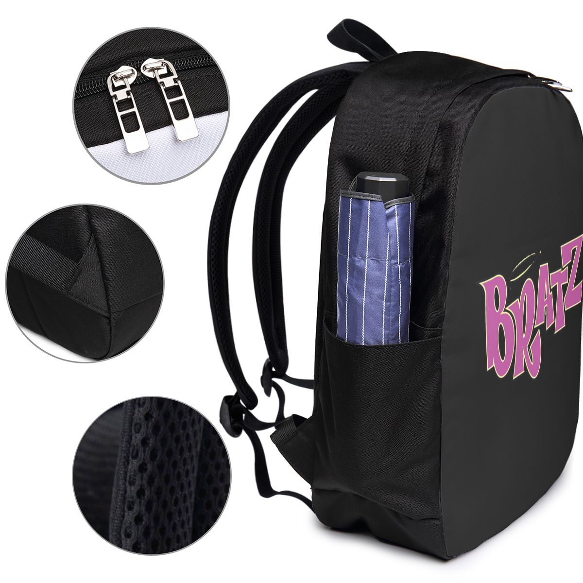 Bratz Logo Backpack Travel Not - Women Bags Laptop 评论和价格
