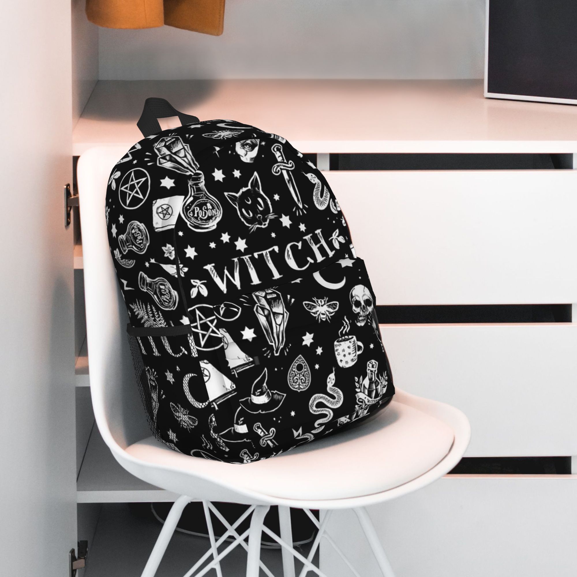 Skull Cat Moon Gothic Design B - Women Bags Designer Sale 评论和价格