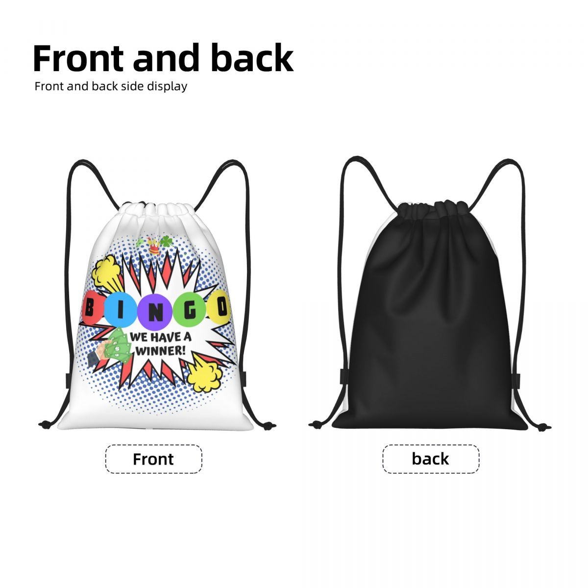 Bingo We Have A Winner Drawstr - Women Bags Winners 评论和价格